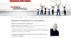 Desktop Screenshot of koenenchiropractic.com