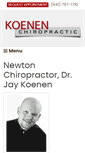 Mobile Screenshot of koenenchiropractic.com